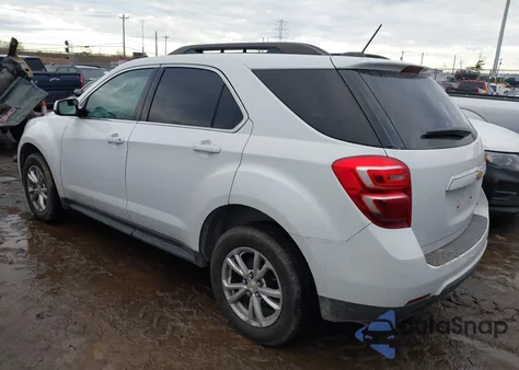 2016 Chevrolet Equinox Lt из США, поврежденный, VIN 2GNALCEK5G6103687